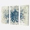 Designart - Geometric Blue Spots - Modern Canvas Artwork